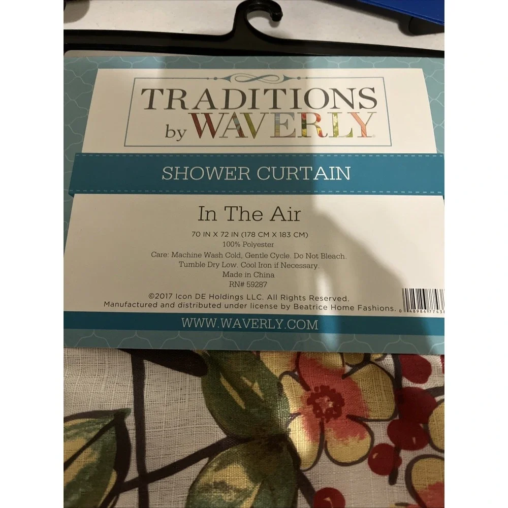 Traditions By Waverly Shower Curtain.  